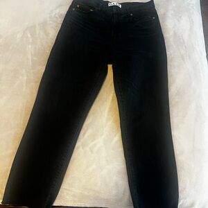 DAZE Women's Black Straight Leg Jeans